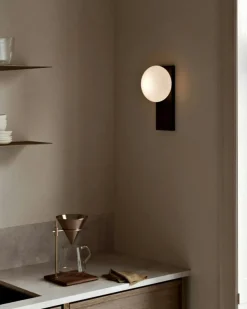 Dew Bordslampa / Vägglampa, Svartmålad Ask