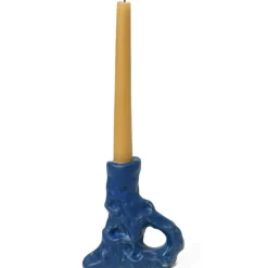 Dito Ljusstake Stengods 11,5x12 cm, Mörkbrun