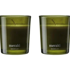 Doftljus 2-pack, White garden