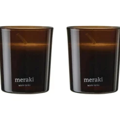 Doftljus 2-pack, White garden