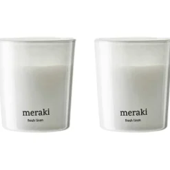 Doftljus 2-pack, White garden