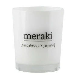 Meraki Doftljus-Doftljus 5,5x6,7 cm Sandalwood & Jasmine
