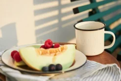 Doris Mugg Emalj 38 cl, Beige