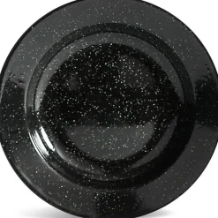 Doris Tallrik Emalj Ø20 cm, Svart