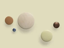 Dots Krok Metall Ø2,7 cm, Lila