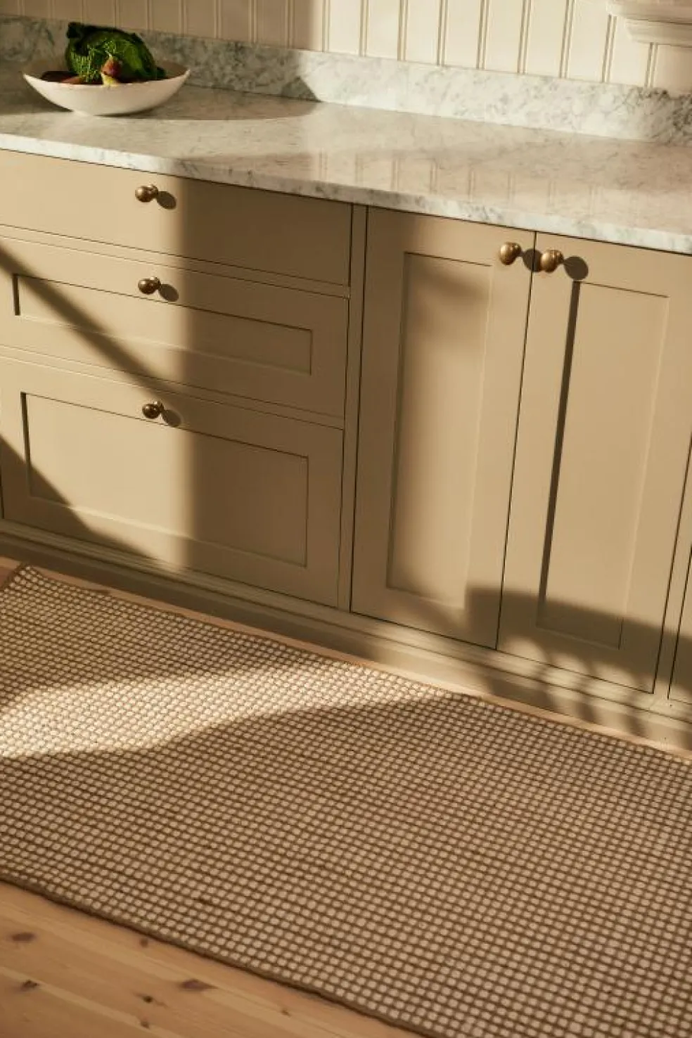 Dotted Ullmatta Natur, 75x250 cm