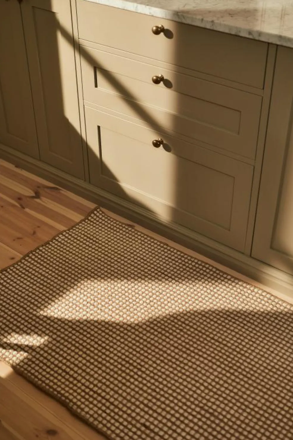 Dotted Ullmatta Natur, 75x250 cm