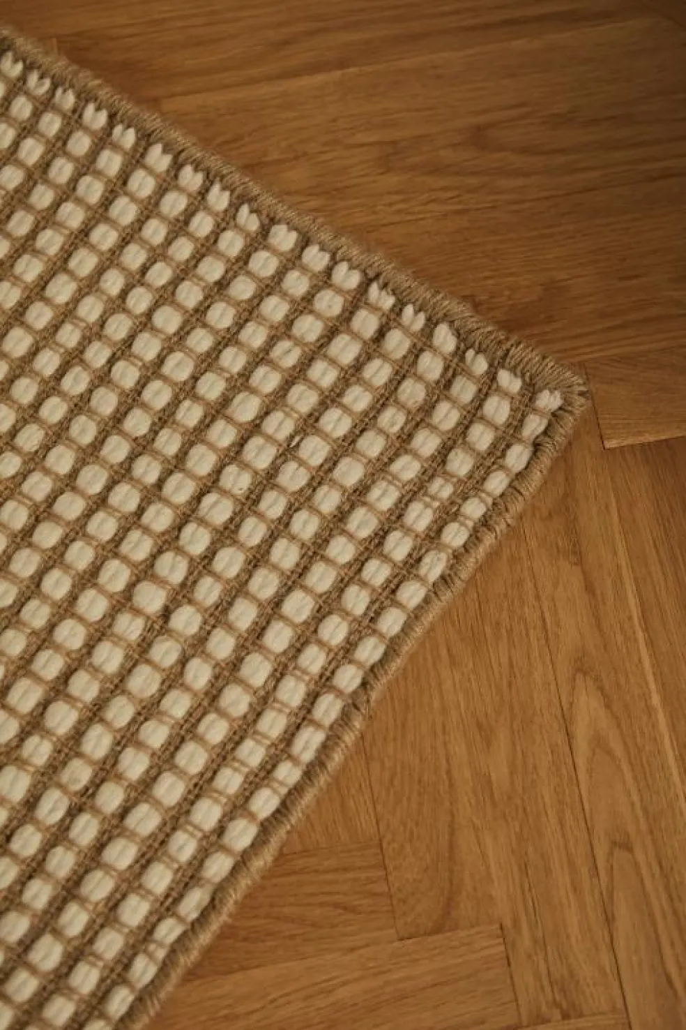 Dotted Ullmatta Natur, 75x250 cm