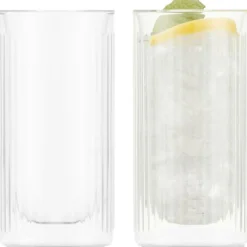 Bodum Martiniglas & Cocktailglas-Douro Gin & Tonic Dubbelväggade Glas 2-pack, 30 cl
