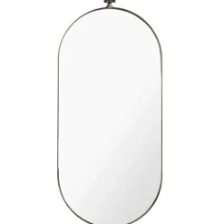 Dowel Spegel Capsule, Stål / Valnöt