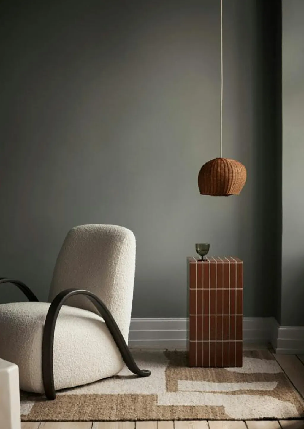 Ferm Living Lampskärmar-Drape Lampskärm Natural Ø29 cm