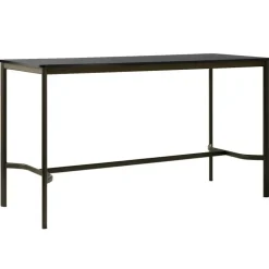 Drip HW64 Barbord 80x190x105 cm, Svart Laminat / Brons