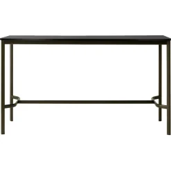 Drip HW64 Barbord 80x190x105 cm, Svart Laminat / Brons