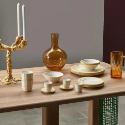 Drip Ljusstake 4 Armar, Guld