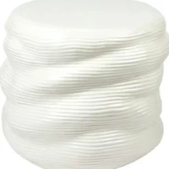 Earthernware Bord, Vit