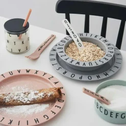 Barn Design Letters Barntallrikar-Eat & Learn Djup Tallrik,