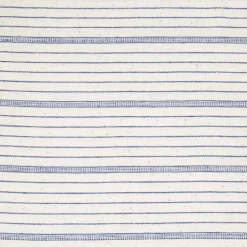 A world of craft Dukar & Löpare-ECO RYTHM Bordsduk 140x250 cm, Off-white/Blå