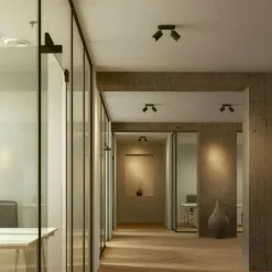 Edgeform Spotlights-Edgespot Double 65 Spotlight, Svart / Mässing