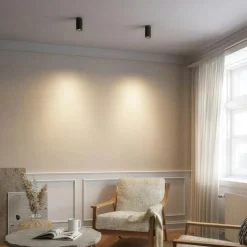 Edgeform Spotlights-Edgespot Fix 65 Spotlight, Svart / Mässing