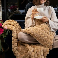 Egg Pläd 130x170 cm, Dusty Pink