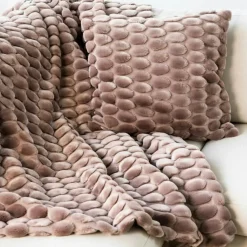 Egg Pläd 130x170 cm, Dusty Pink