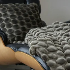 Egg Pläd 130x170 cm, Dusty Pink