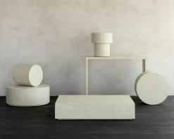 Elements Soffbord Off-white, Ø80 cm