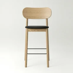 Decotique Barstolar & Barpallar-Elephant Barstol, Mörk Ek / Brunt Läder