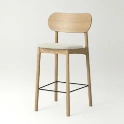 Decotique Barstolar & Barpallar-Elephant Barstol, Mörk Ek / Brunt Läder