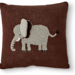 Elephant Kruka Med 3D-detaljar 30x30 cm, Rosa