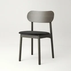 Elephant Stol, Mörk Ek / Svart Läder