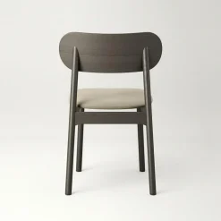 Elephant Stol, Mörk Ek / Svart Läder