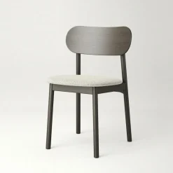 Elephant Stol, Mörk Ek / Svart Läder