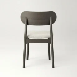 Elephant Stol, Mörk Ek / Svart Läder