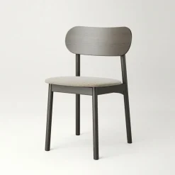 Elephant Stol, Mörk Ek / Svart Läder