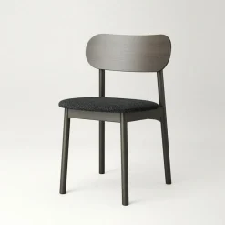 Elephant Stol, Mörk Ek / Svart Läder