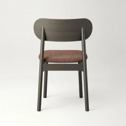 Elephant Stol, Mörk Ek / Svart Läder