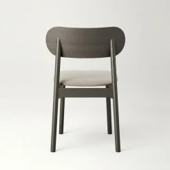 Elephant Stol, Mörk Ek / Svart Läder