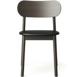 Elephant Stol, Mörk Ek / Svart Läder