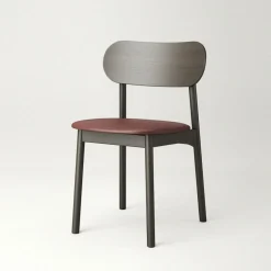 Elephant Stol, Mörk Ek / Svart Läder