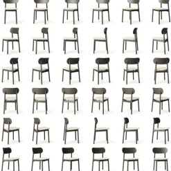 Elephant Stol, Mörk Ek / Svart Läder