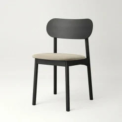 Elephant Stol, Svart / Svart Läder