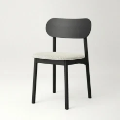 Elephant Stol, Svart / Svart Läder