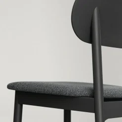 Elephant Stol, Svart / Svart Läder