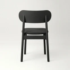 Elephant Stol, Svart / Svart Läder