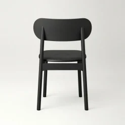 Elephant Stol, Svart / Svart Läder