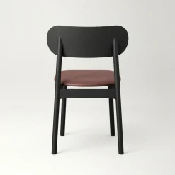 Elephant Stol, Svart / Svart Läder