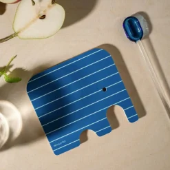 Elephant Underlägg 10x11 cm, Blå