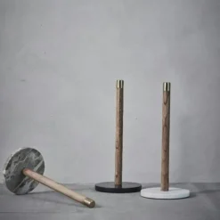 Elisse Hushållspappershållare H: 35 cm, Natur Linen