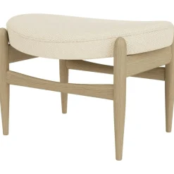 Audo Copenhagen Fotpallar-Elizabeth Fotpall, Naturlig Ek / Dunes Cognac Läder